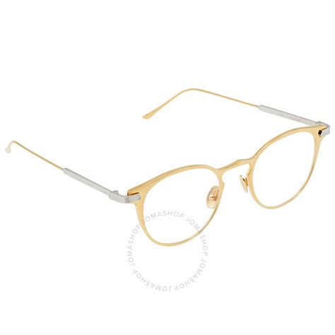 Cartier Demo Titanium Pantos Unisex Eyeglasses CT0021O 002 48